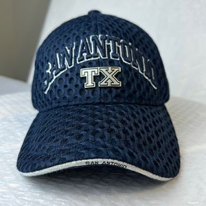 San Antonio Texas Men’s  Hat Cap Strapback Adjustable Embroidered Blue White